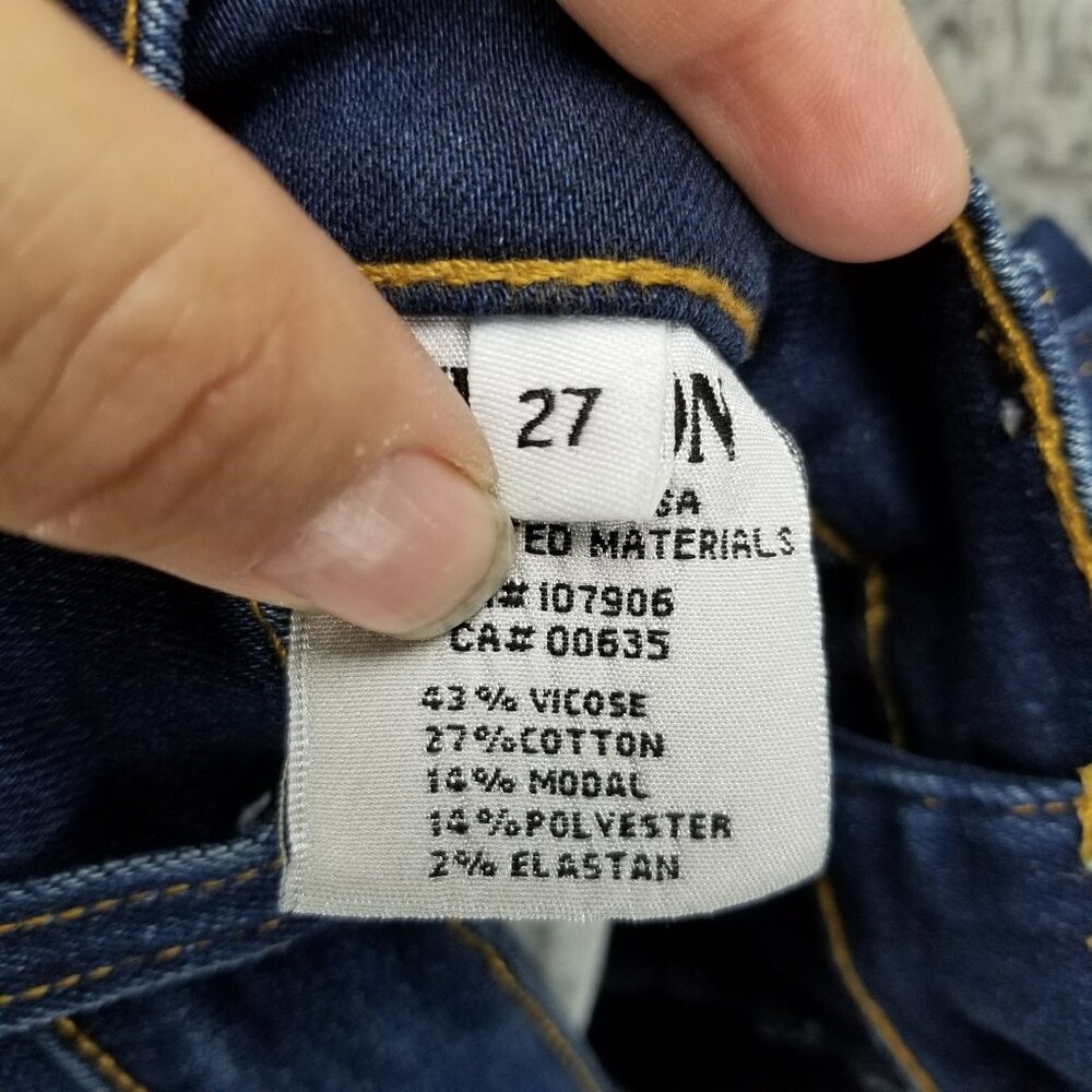 Hudson Jeans Womens 27 Blue Nico Super Skinny Stretch Denim *Read* - Picture 13 of 16